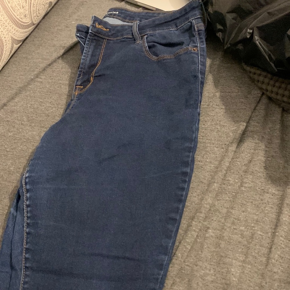Mid rise skinny jeans